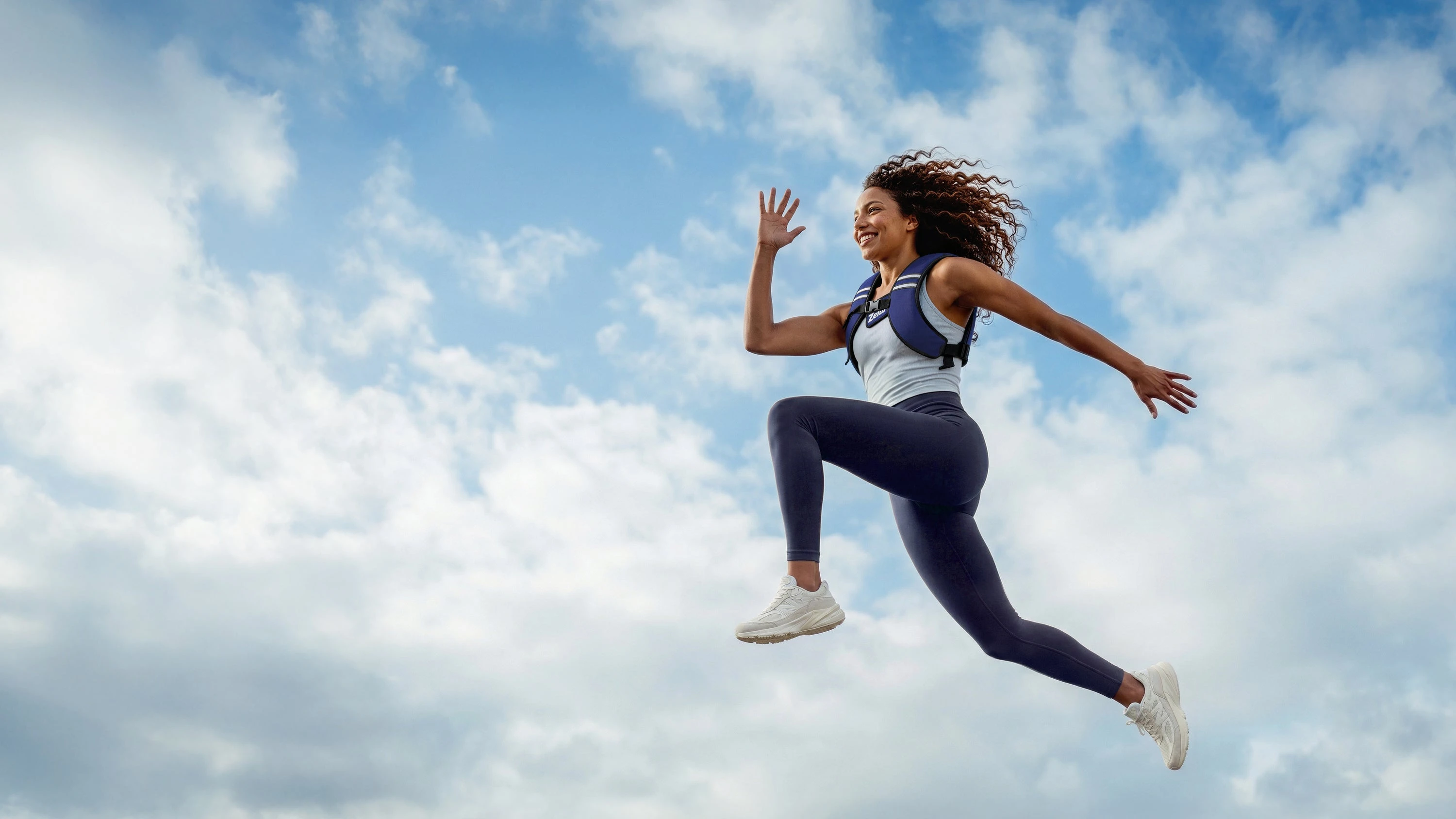 Jumping rope with weighted vest
